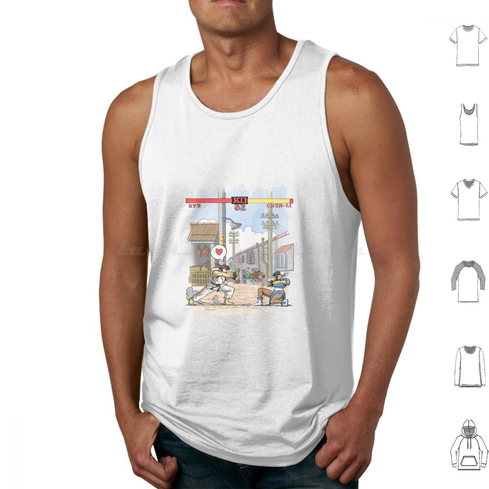 Retro Gaming Gamestop - Street Lovers Tank Tops Print Cotton