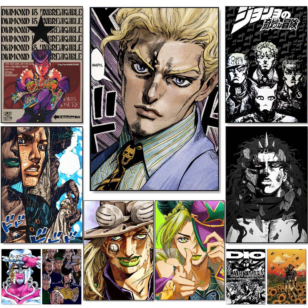 Popular Manga JoJo B-BizarreS  - Retro Gaming Wallpaper 评论和价格