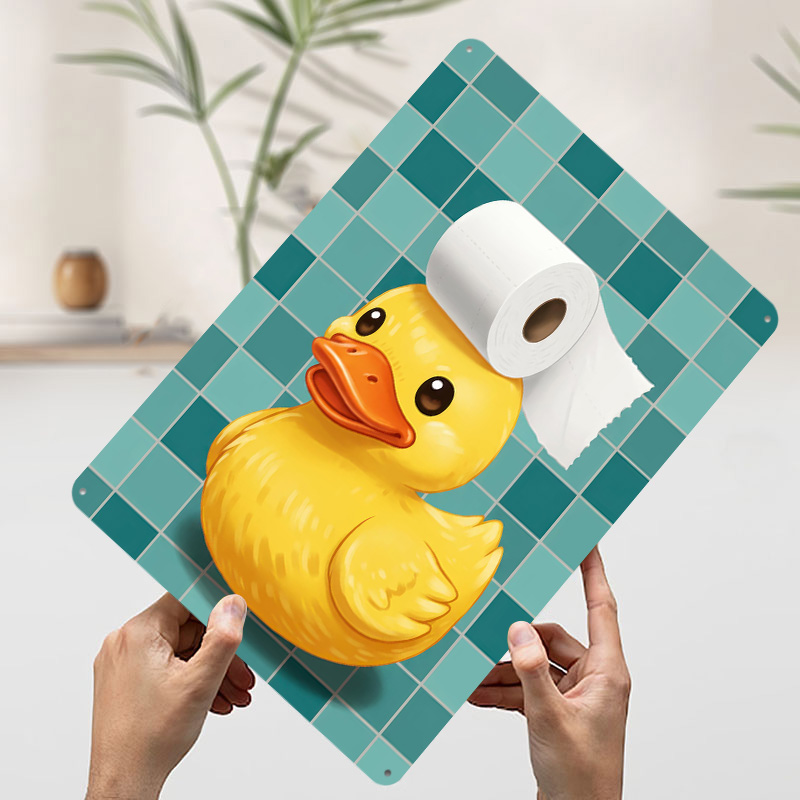 Duck With Toilet Paper Hat Pri - Retro Gaming Wallpaper 评论和价格