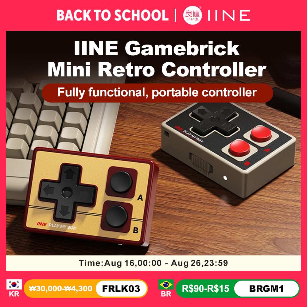 IINE Mini Controller for iOS A - Retro Gaming Accessories 评论和价格