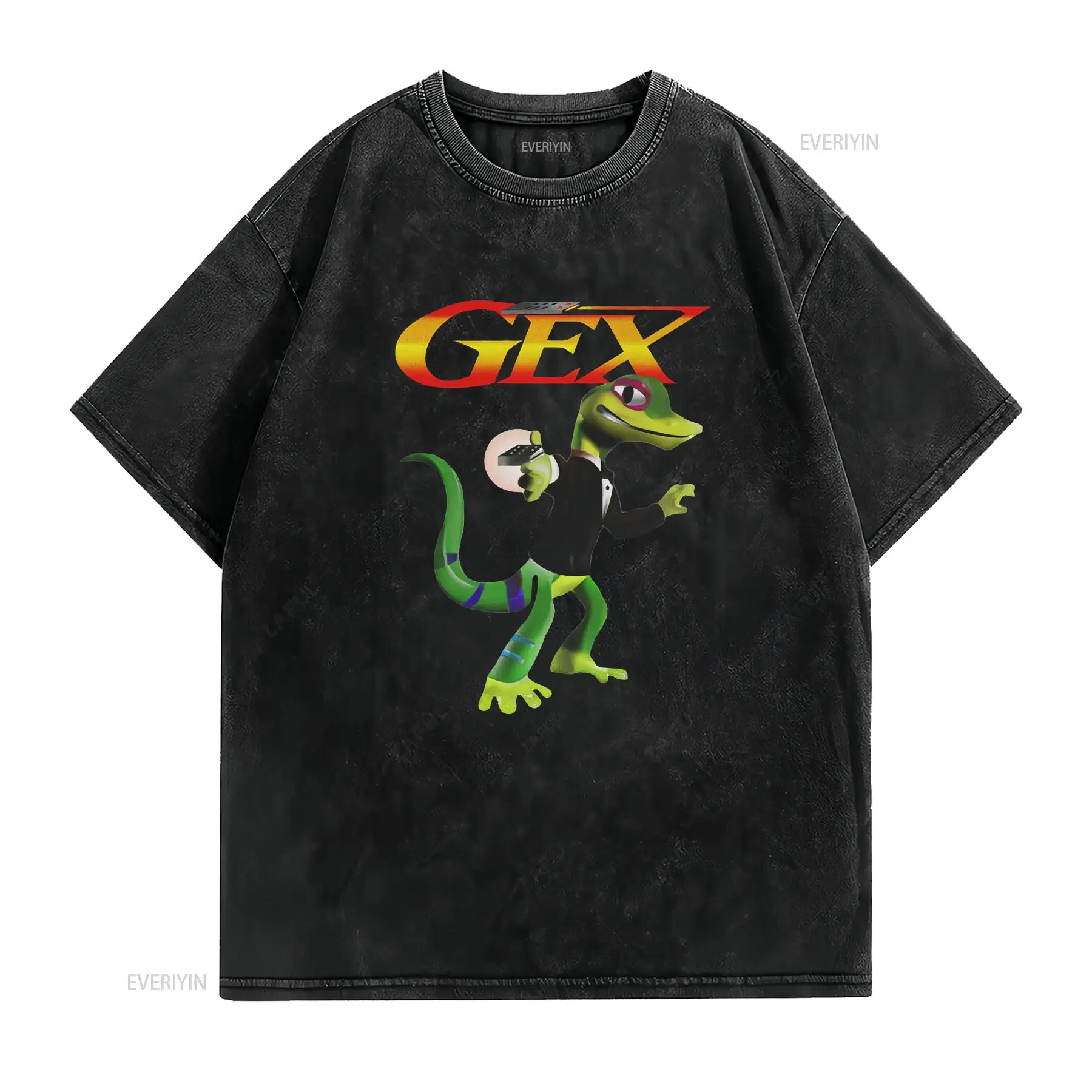 Gecko Game T Shirt Ps1 Classic - Retro Gaming Gamestop 评论和价格