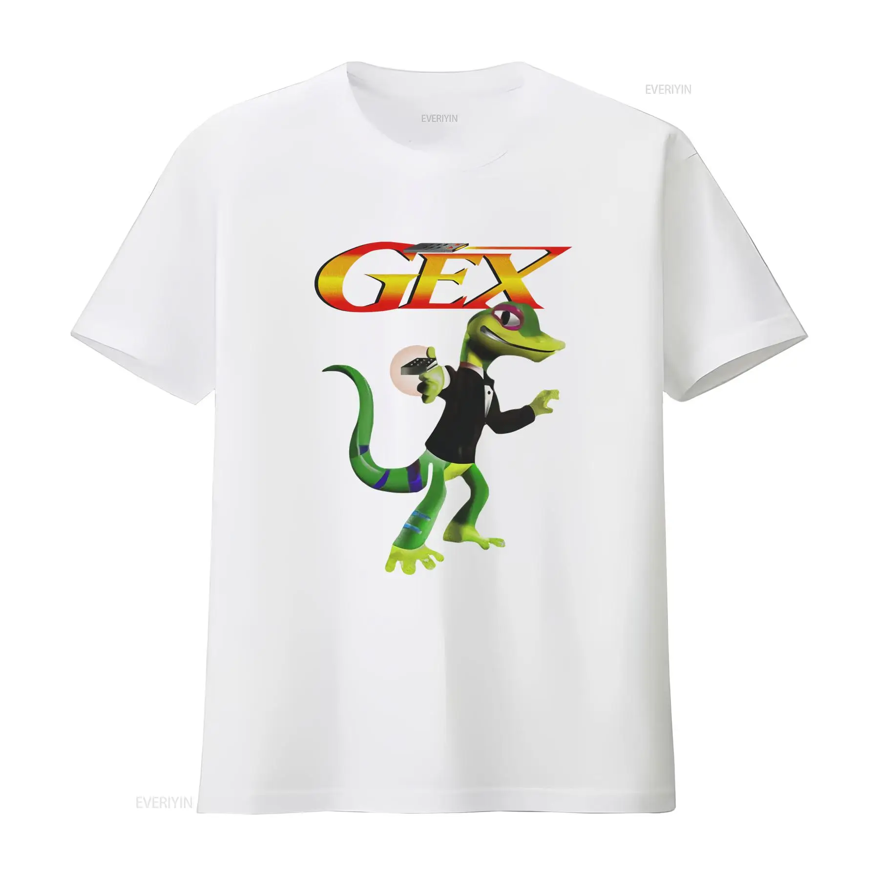 Gecko Game T Shirt Ps1 Classic - Retro Gaming Gamestop 评论和价格