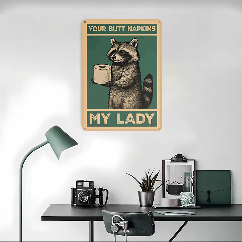 Raccoon With Toilet Paper Funn - Retro Gaming Wallpaper 评论和价格