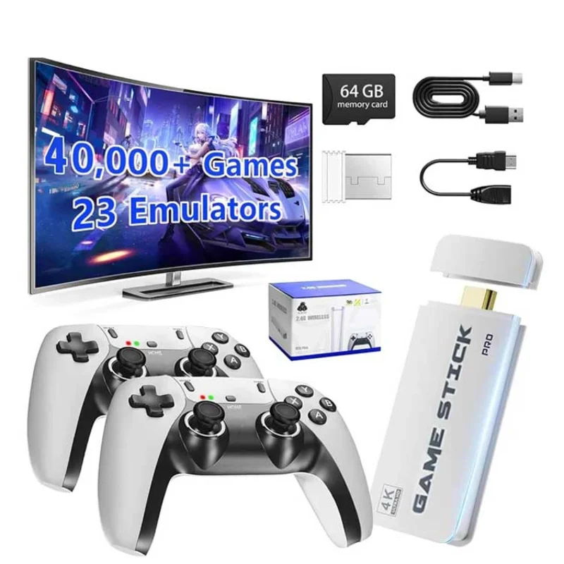 M15 4K TV Game Stick 64GB Buil - Retro Gaming Accessories 评论和价格