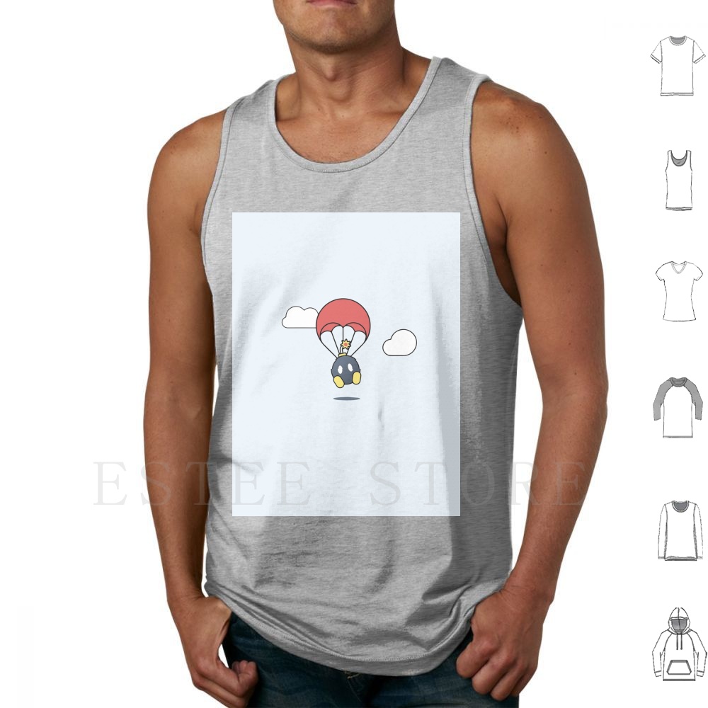 Bob-Bombs Away! Tank Tops Vest - Retro Gaming Gamestop 评论和价格