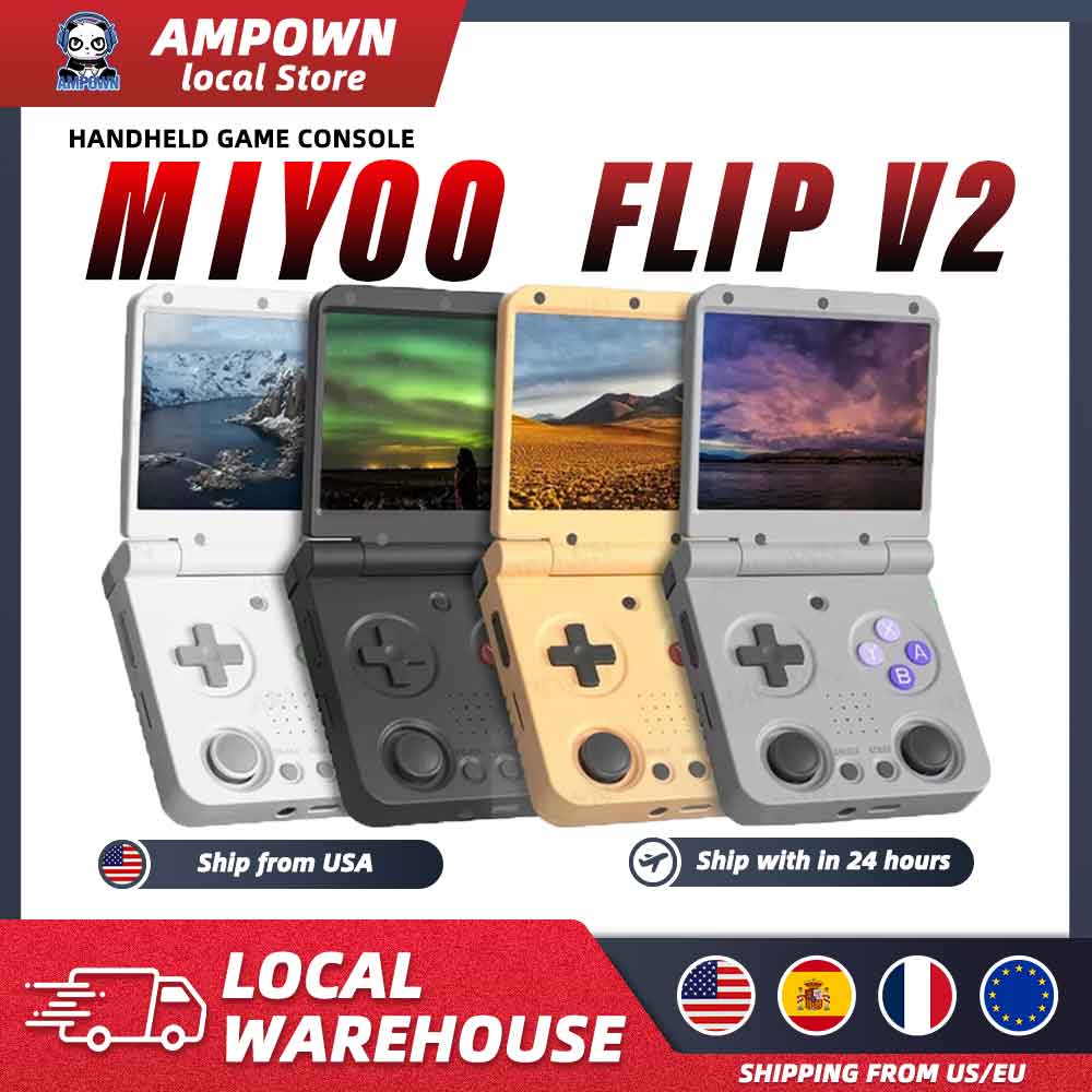 MIYOO Flip V2 Handheld Game Co - Retro Gaming On Linux 评论和价格