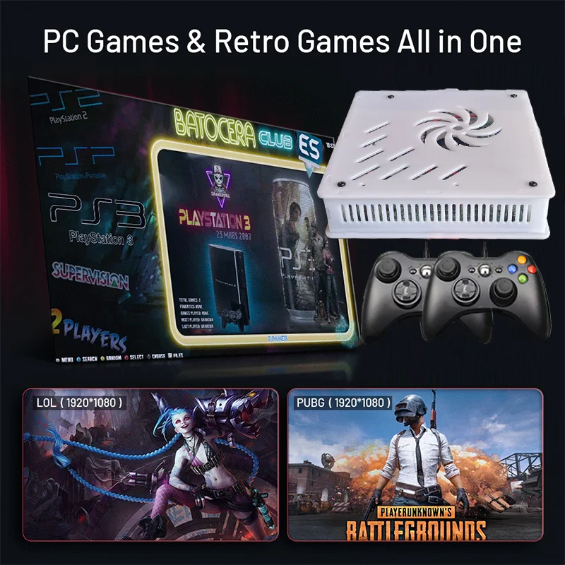 X8 Retro Game Console Upgrade  - Retro Gaming Batocera 评论和价格