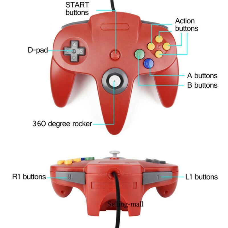 N64 Controller Classic USB Wir - Retro Gaming Accessories 评论和价格
