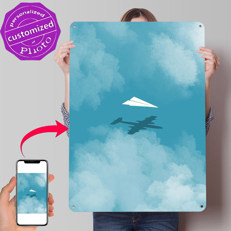 Paper Plane Printed Poster Cus - Retro Gaming Wallpaper 评论和价格