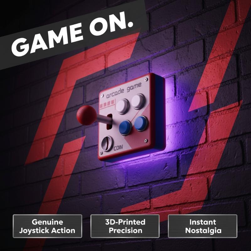 Retro Arcade Game Button Switc - Retro Gaming Gif 评论和价格