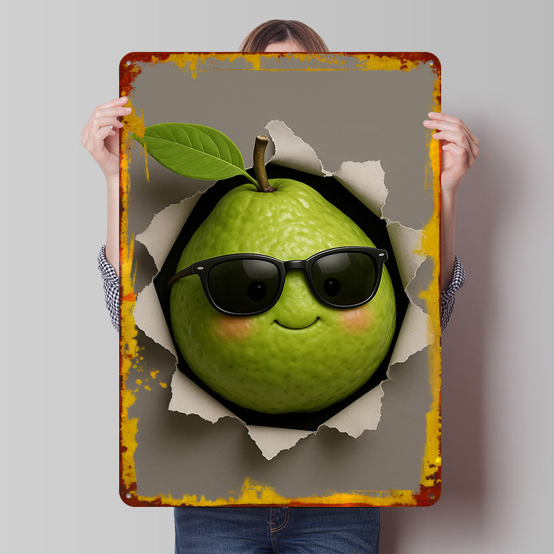 Cool Pear Bursting Through Pap - Retro Gaming Wallpaper 评论和价格