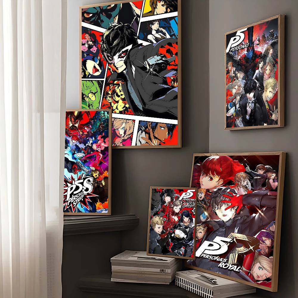 Hot Video Game P-Persona 5 Gam - Retro Gaming Wallpaper 评论和价格