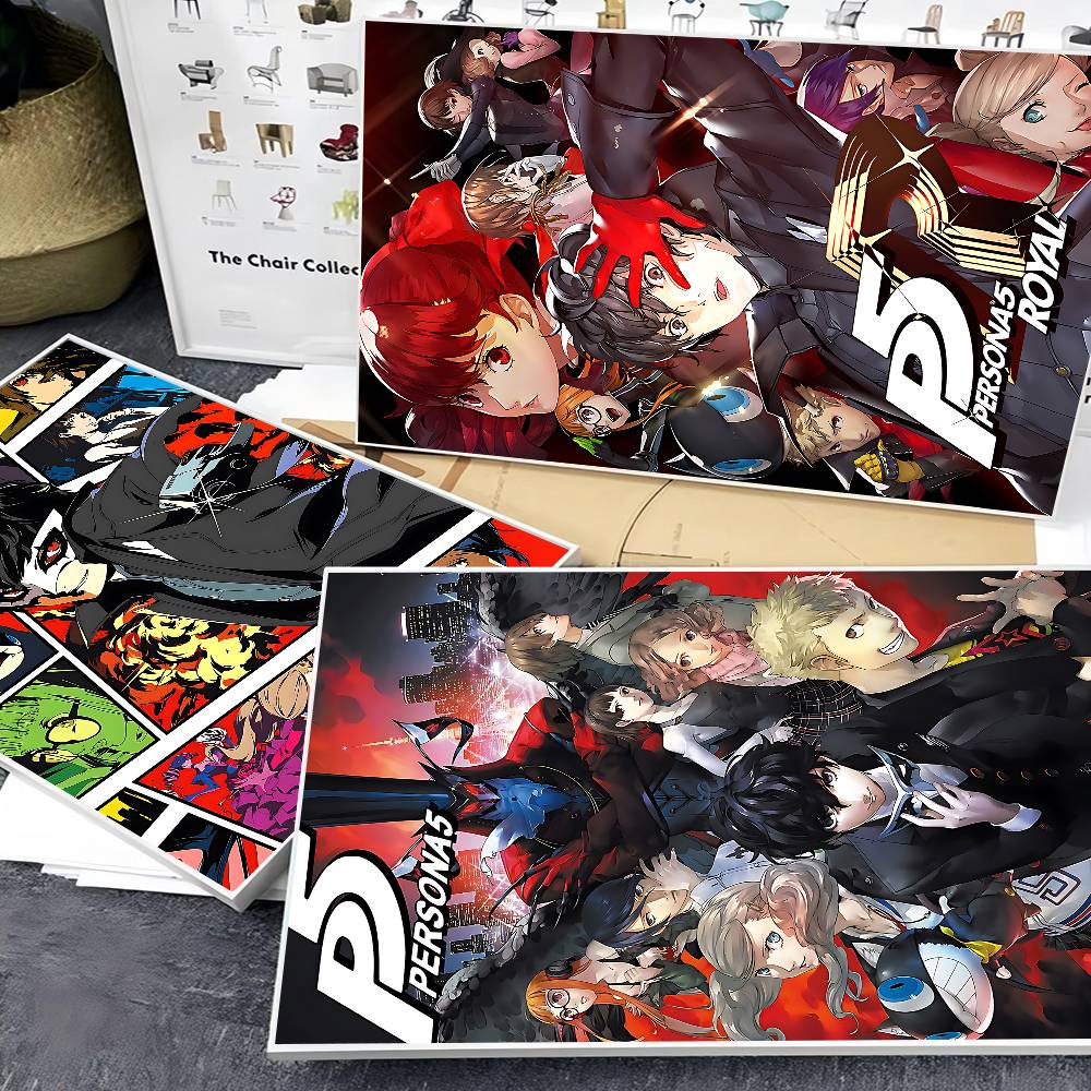 Hot Video Game P-Persona 5 Gam - Retro Gaming Wallpaper 评论和价格