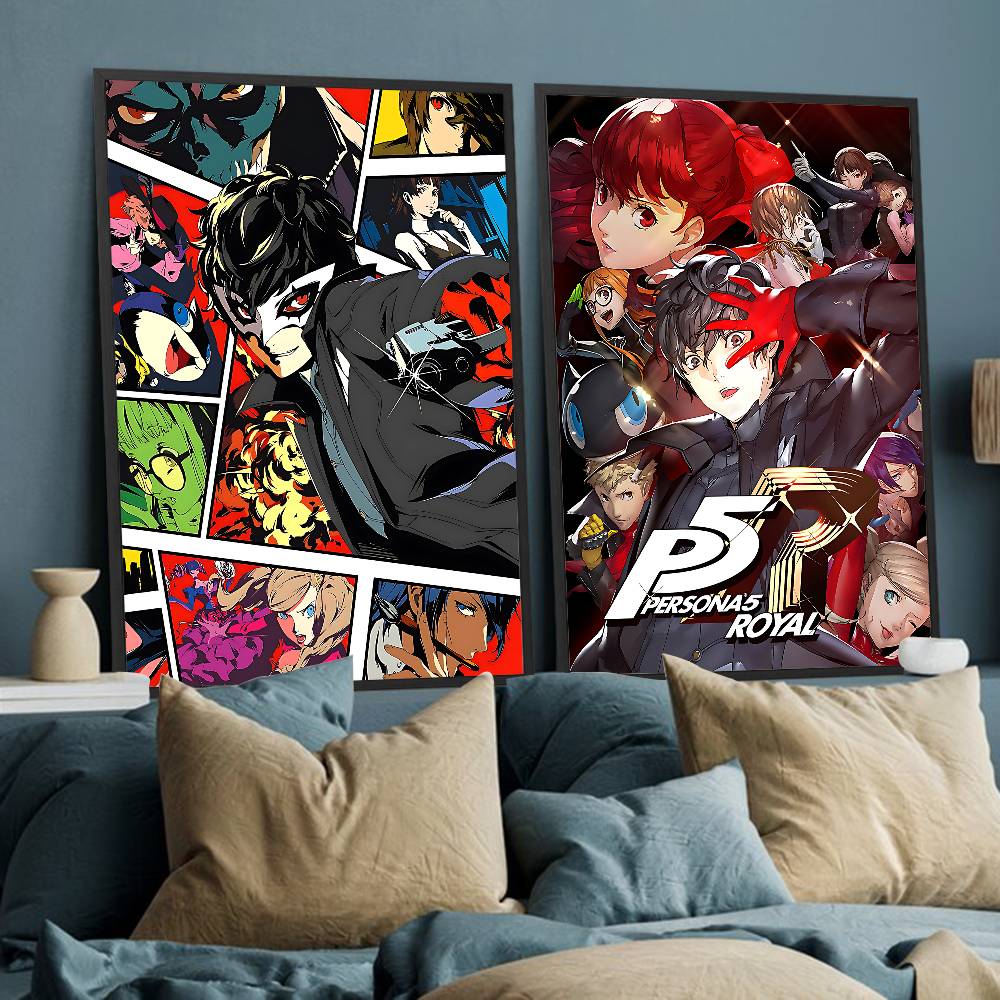 Hot Video Game P-Persona 5 Gam - Retro Gaming Wallpaper 评论和价格