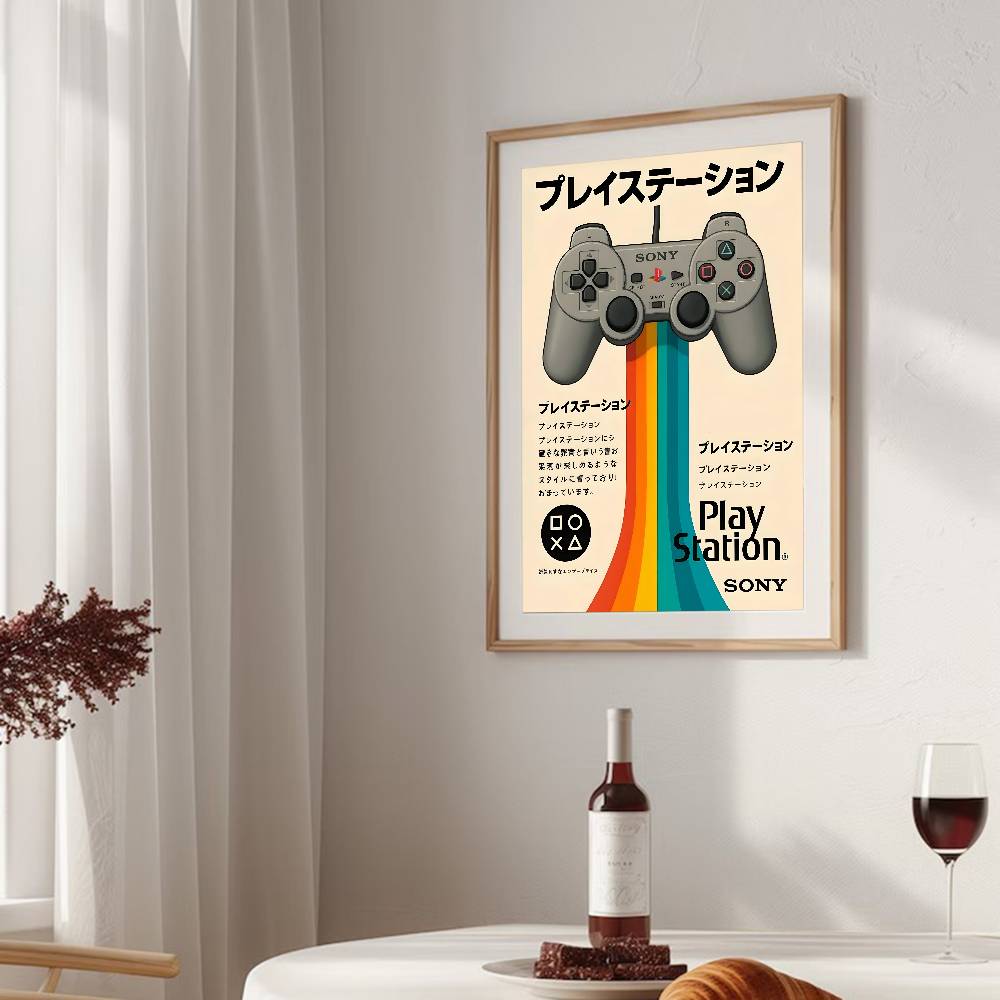 Vintage Nostalgic Game Console - Retro Gaming Wallpaper 评论和价格